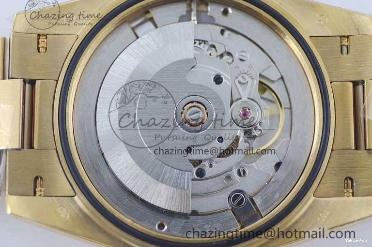 Bracelet YG 40mm Steel 904L 1:1 on YG TWF Dial Edition A2836 Best Crystal Date YG Day 0311